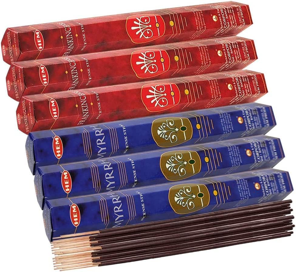 Incense Sticks with Incense Holder Bundle for Spiritual Décor and Home Fragrance