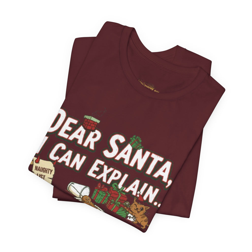 Dear Santa I Can Explain Christmas Tee