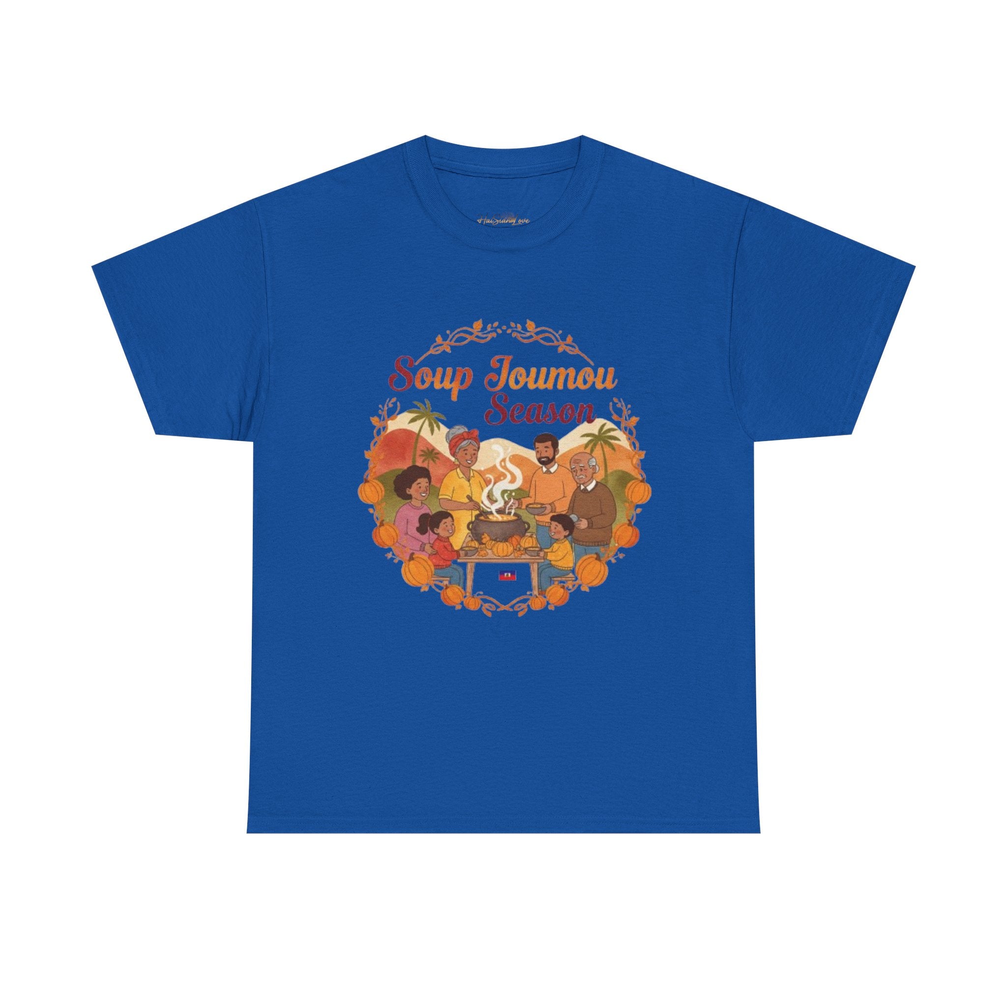 Soup Joumou Season T-Shirt — Haitian Heritage Pumpkin Soup Celebration Tee