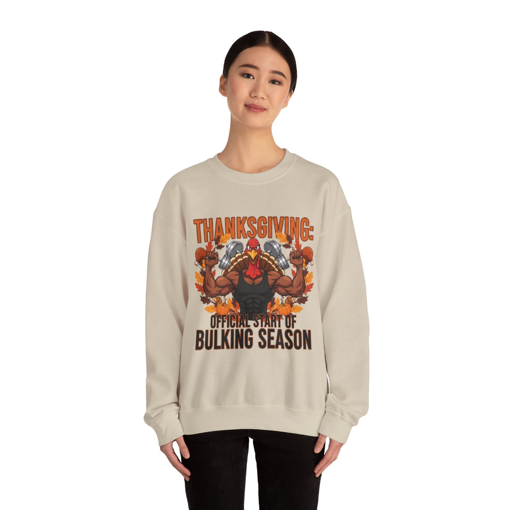 Thanksgiving 'Official Start of Bulking Season' Sweatshirt