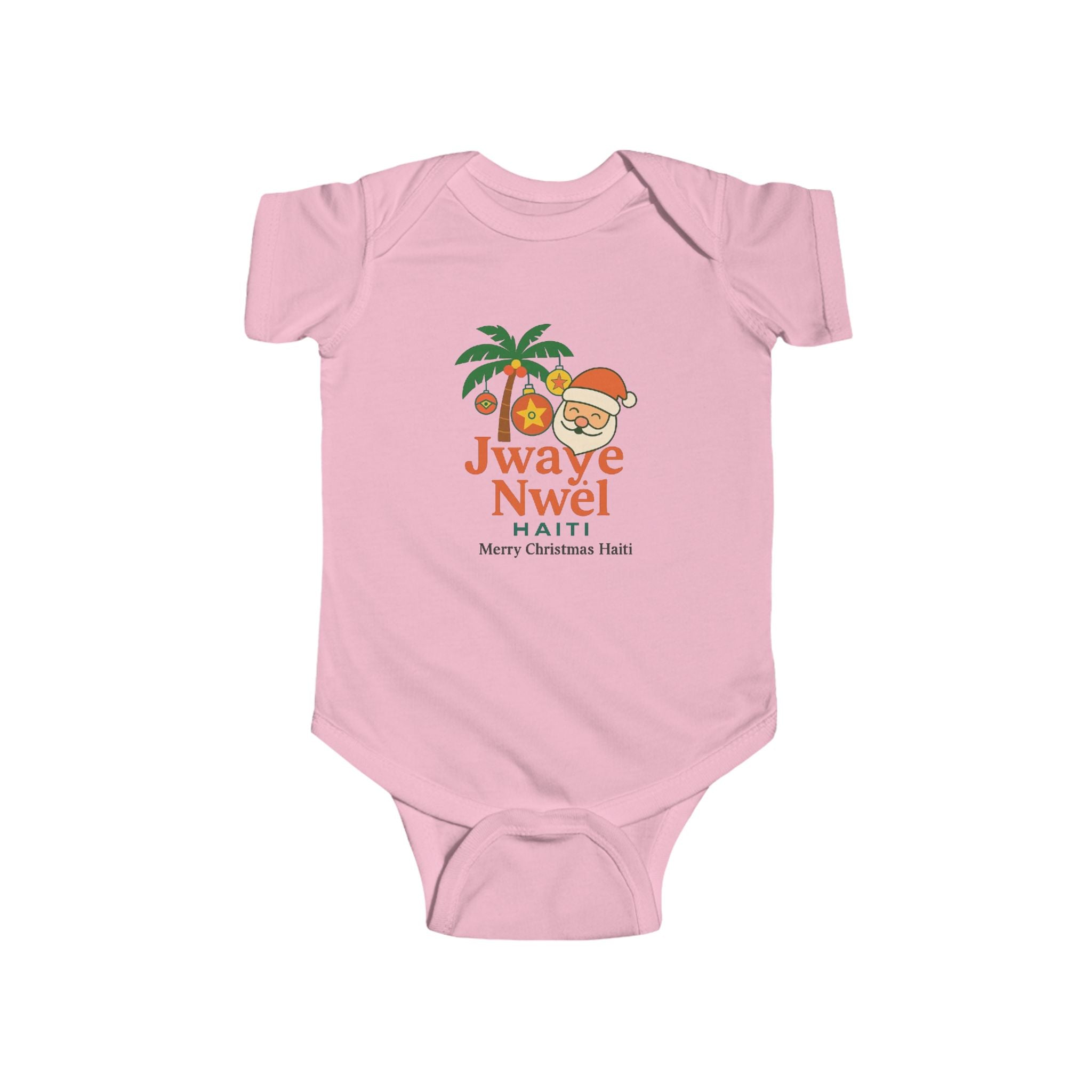 Infant Bodysuit – 'Jwaye Nwèl' Haiti Christmas Baby Onesie