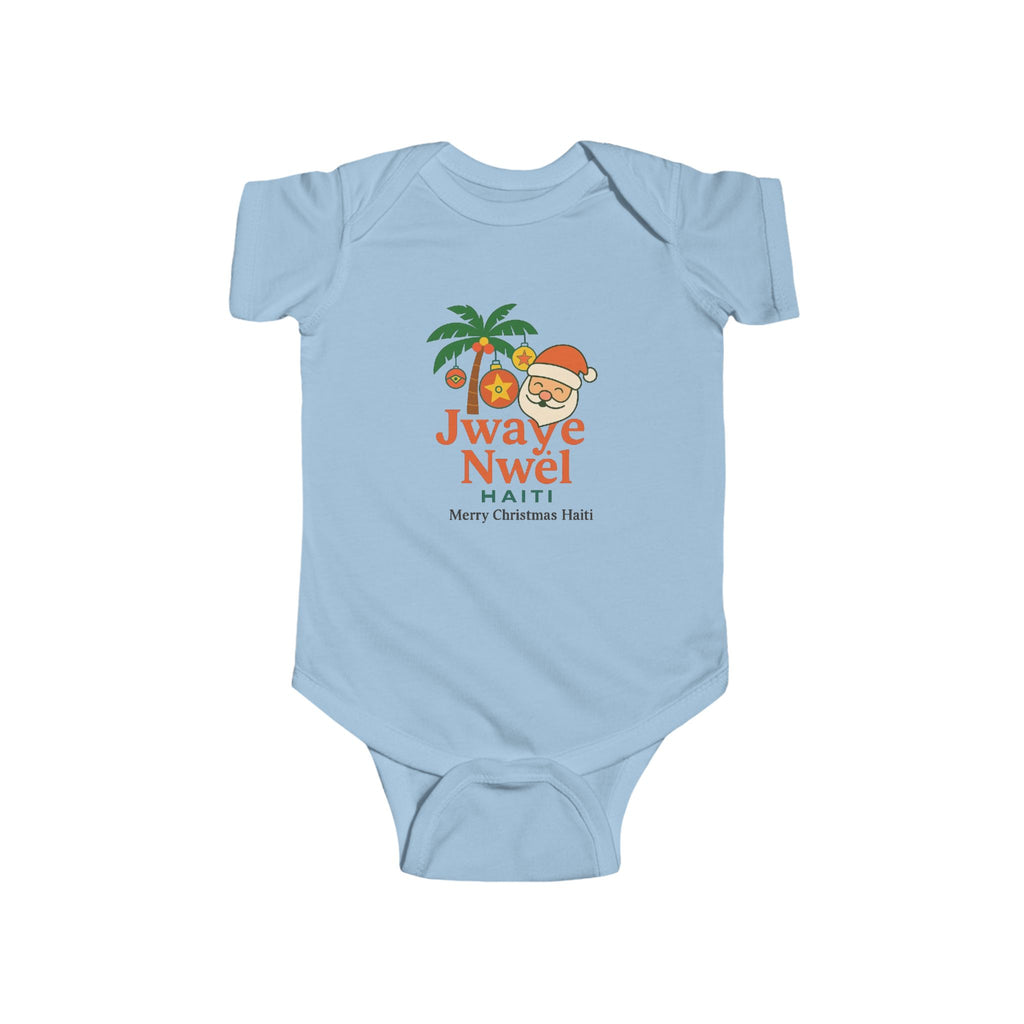 Infant Bodysuit – 'Jwaye Nwèl' Haiti Christmas Baby Onesie