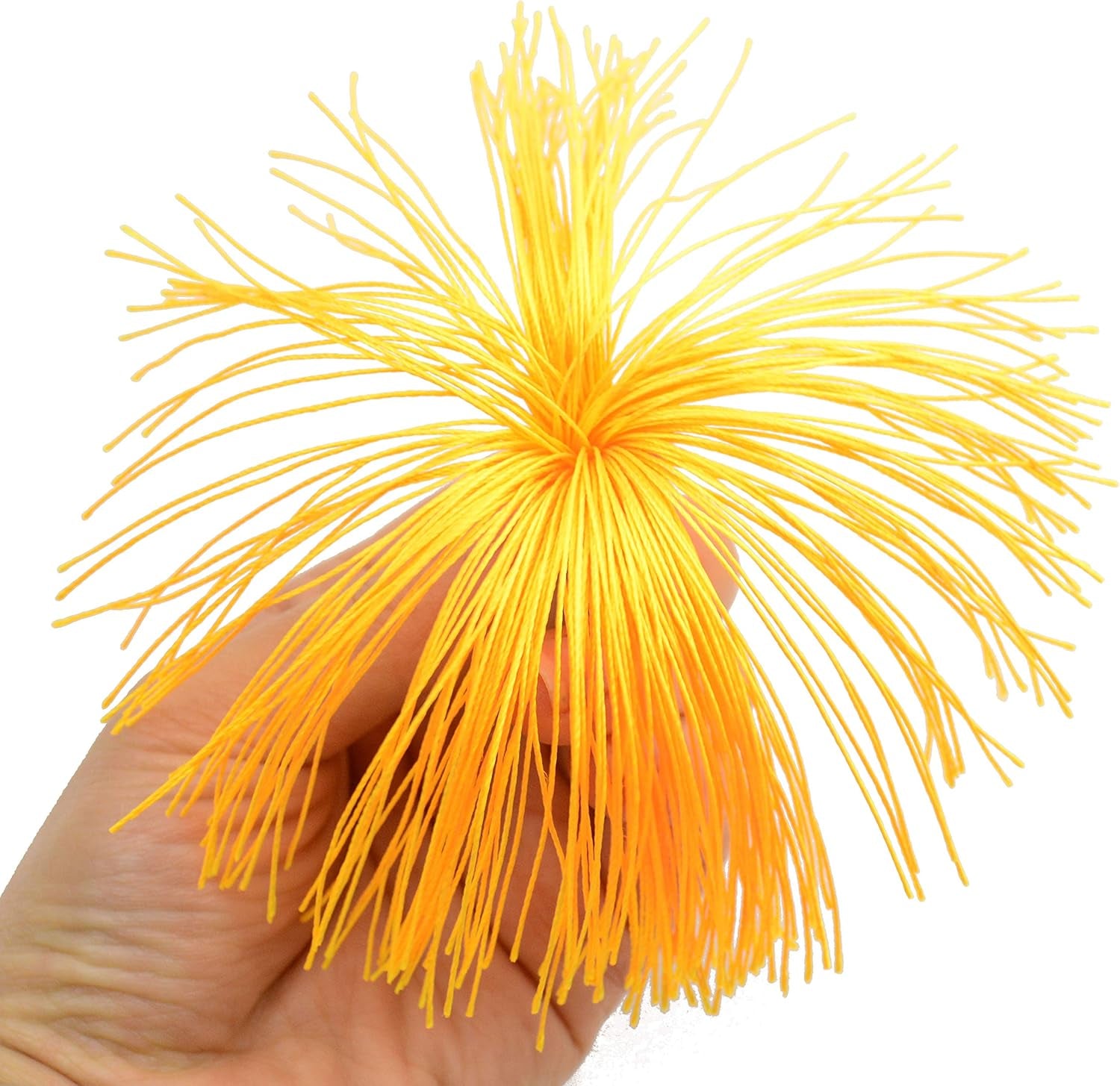 20Pcs 15.5Cm/6 Inch Silky Floss Bookmark Tassels with 2-Inch Cord Loop and Small Chinese Knot for Jewelry Making, Souvenir, Bookmarks, DIY Craft Accessory (Royal Gold)