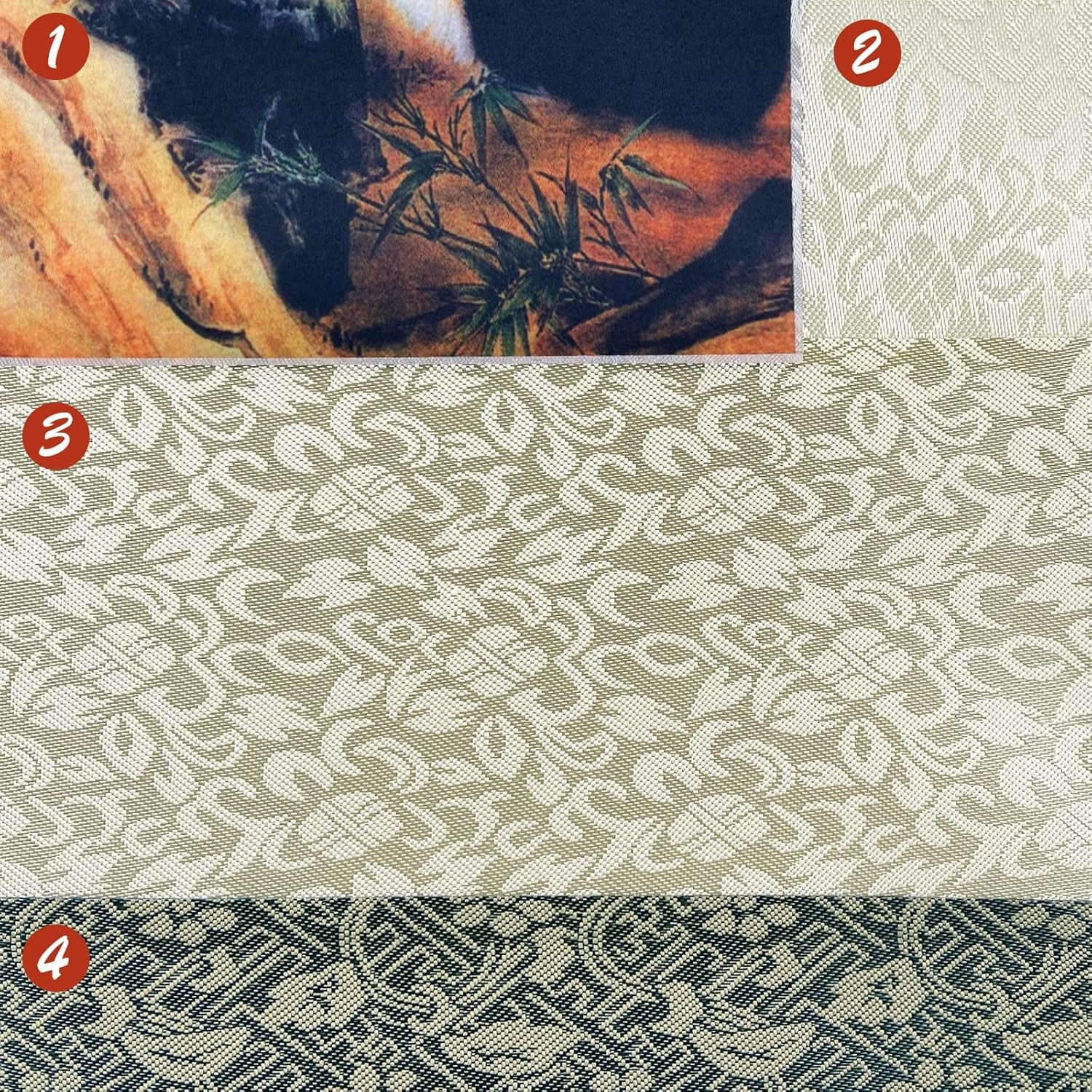 Asian Wall Decor Beautiful Silk Scroll Painting Oriental Decor Chinese Art Wall Scroll Hanging Painting Scroll (36.2 X 12 In) (C9)