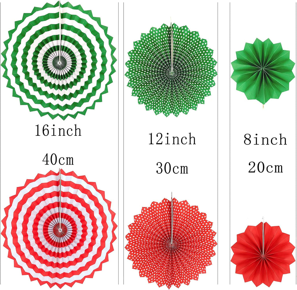 Merry Christmas Party Hanging Decorations - Xmas Santa Party Wedding Party Ceiling Hangings Photo Booth Backdrops Decorations, 12Pc