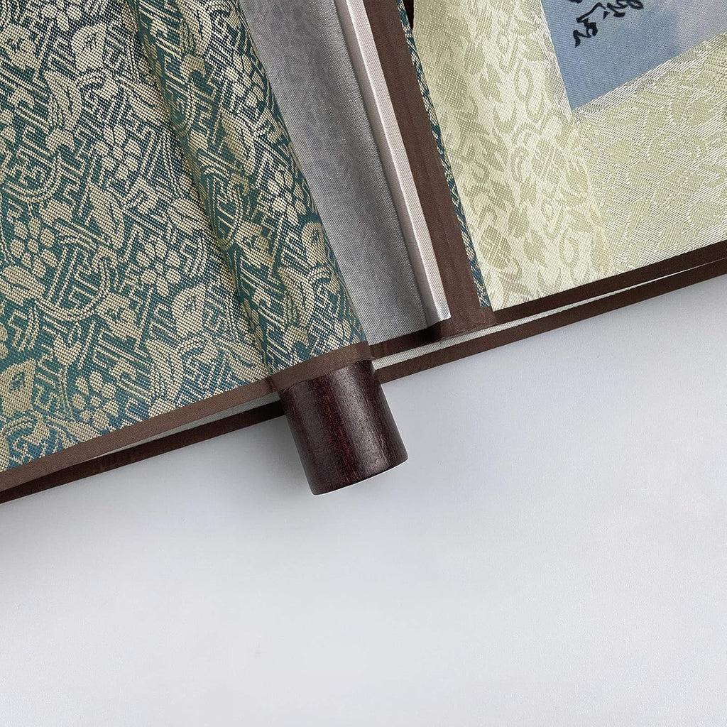 Asian Wall Decor Beautiful Silk Scroll Painting Flowers and Birds Oriental Decor Chinese Art Wall Scroll Wall Hanging Painting Scroll (36.2 X 12 In)