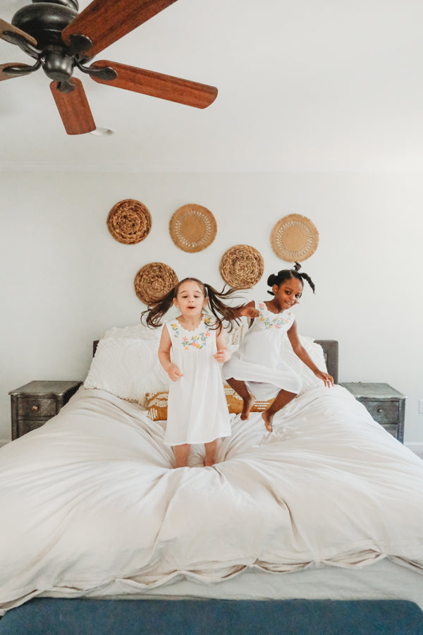 Little Girl Dress - Mixed Garland