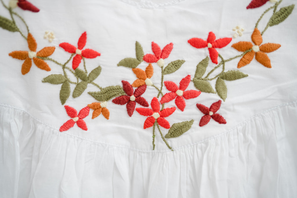 The Sarah Garland Nightgown - Red