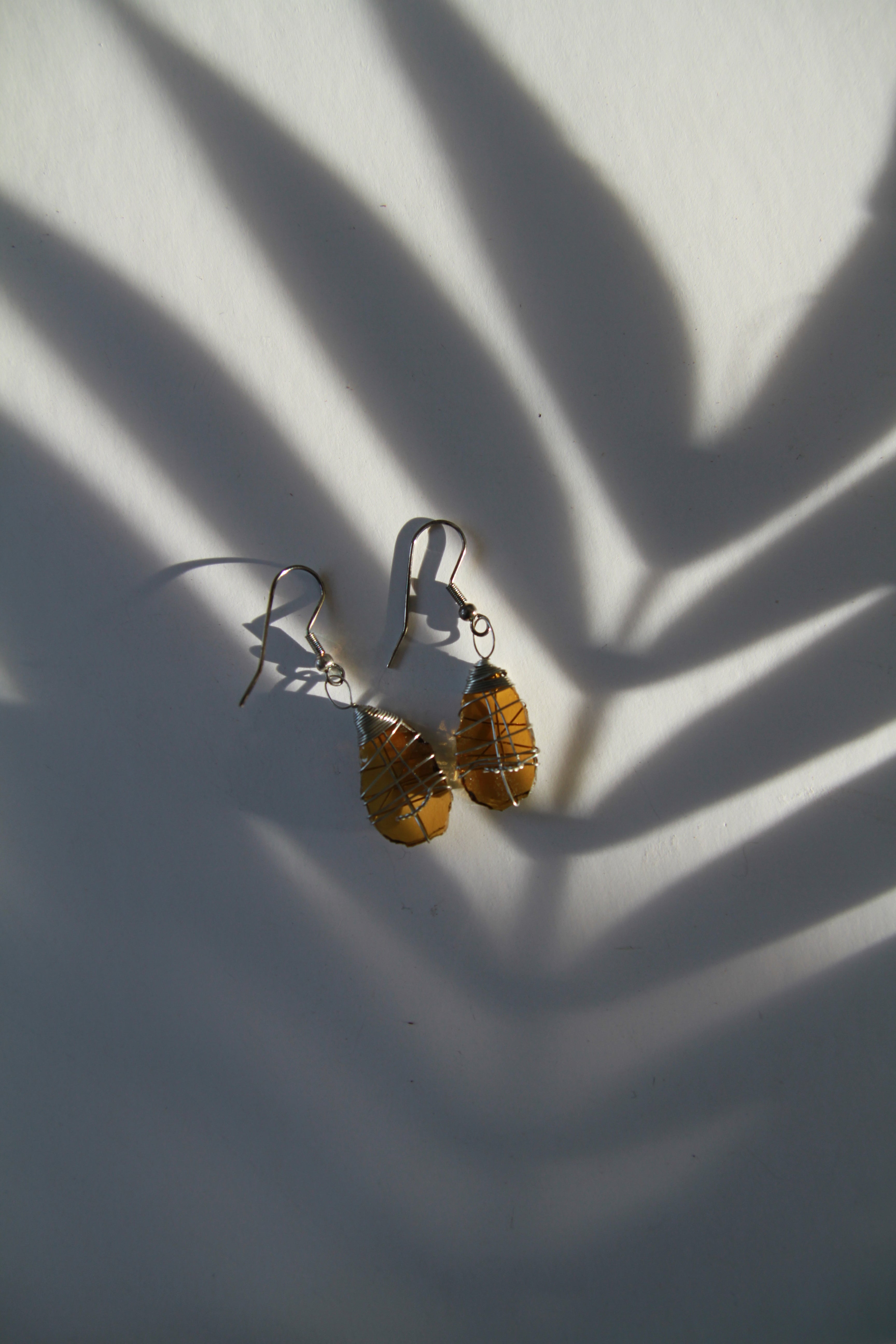 Tumbled Glass Earring