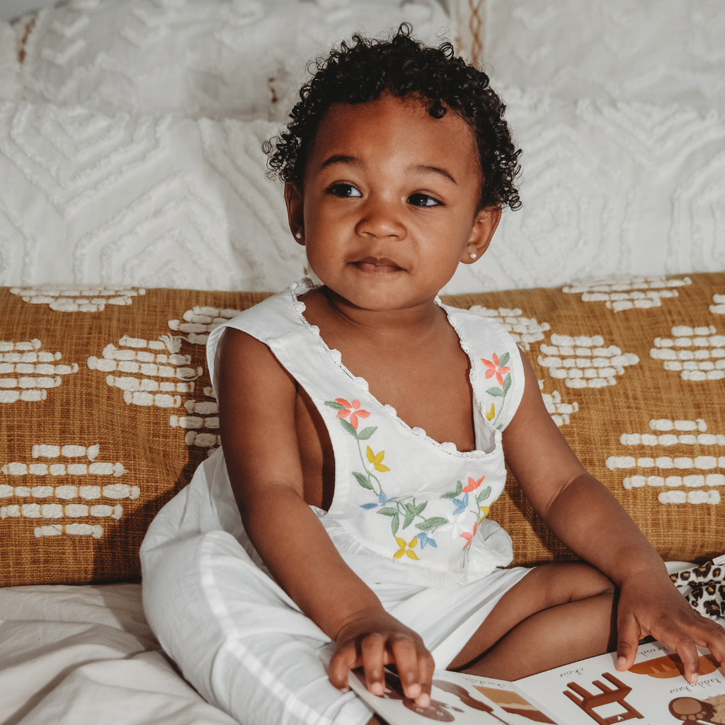 Little Girl Dress - Mixed Garland