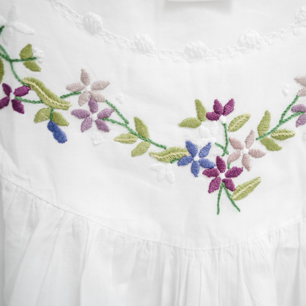 The Sarah Garland Nightgown - Purple