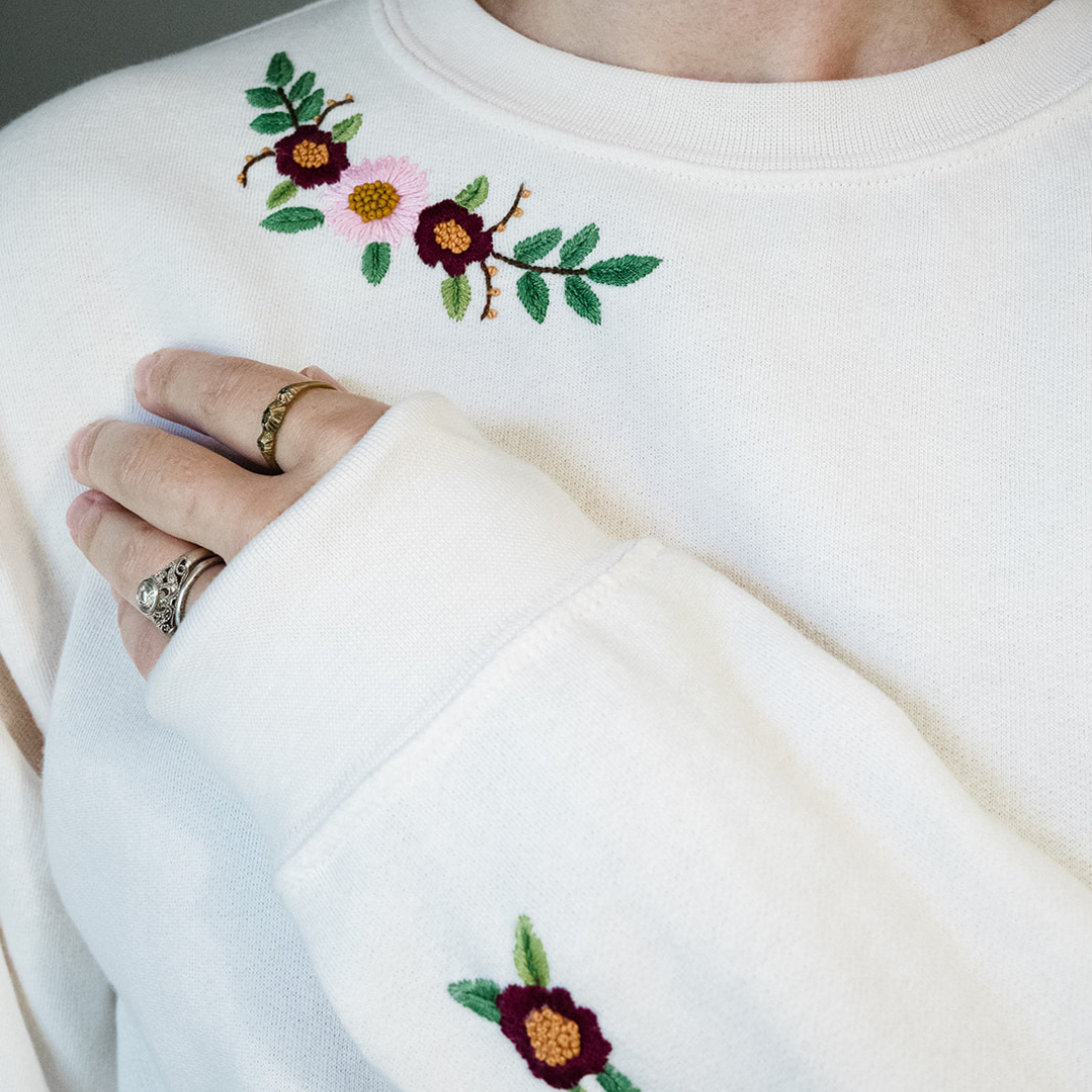 Limited Edition Floral Adult Sweatshirt