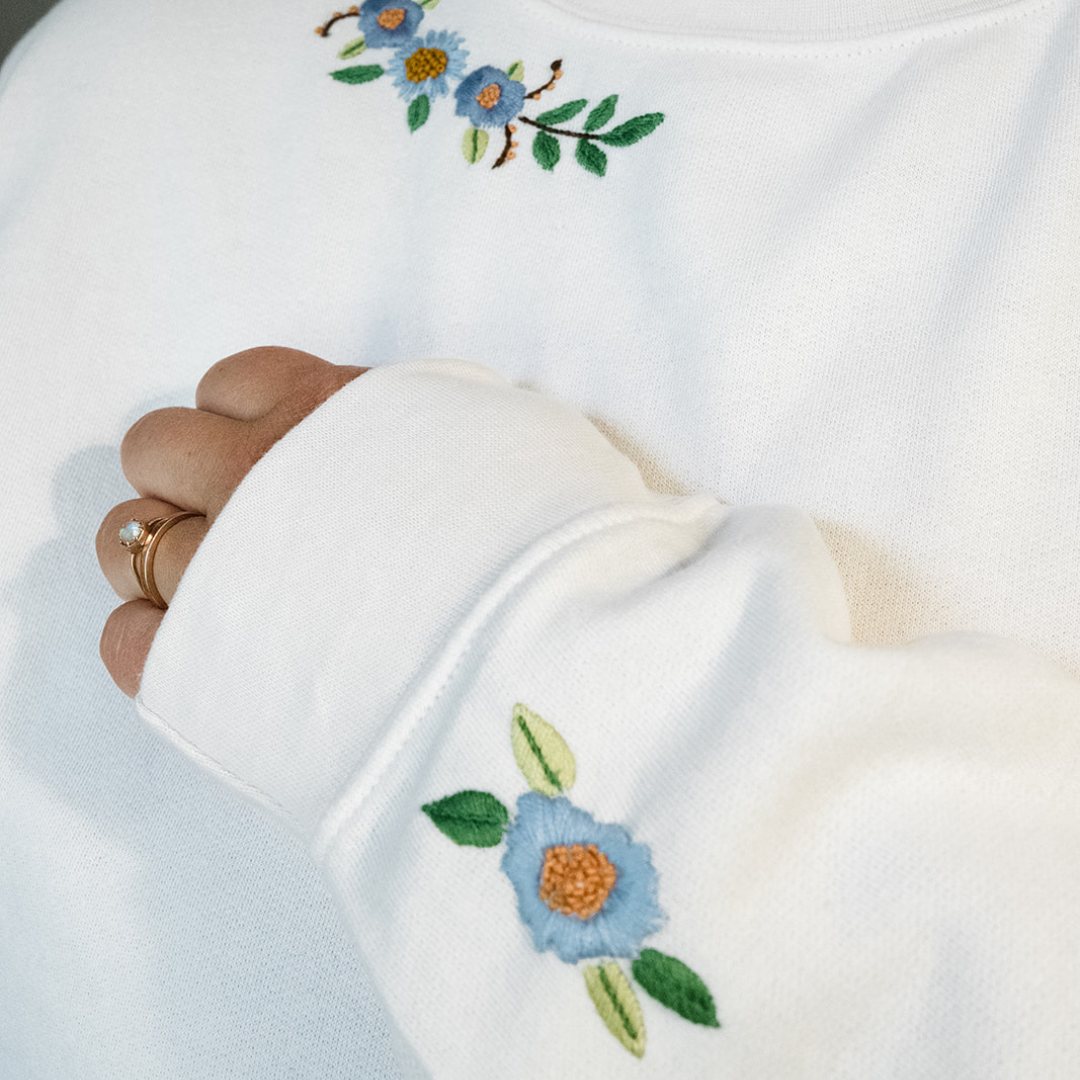 Limited Edition Floral Adult Sweatshirt