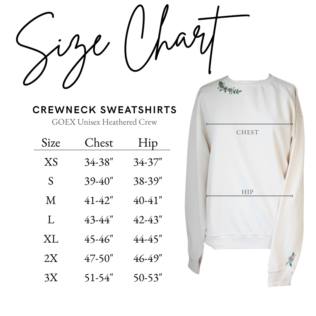 Limited Edition Floral Adult Sweatshirt