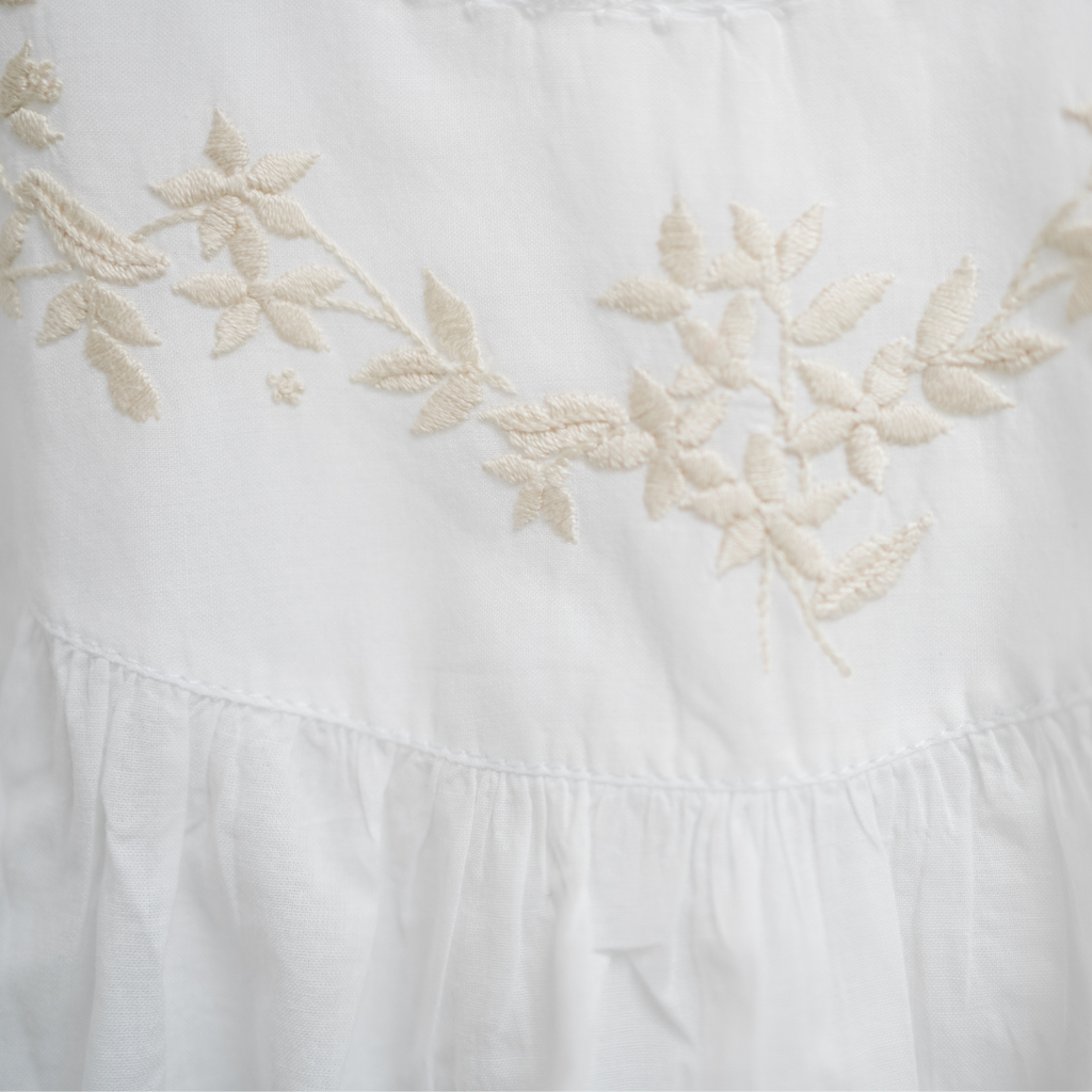 The Sarah Garland Nightgown - Ecru