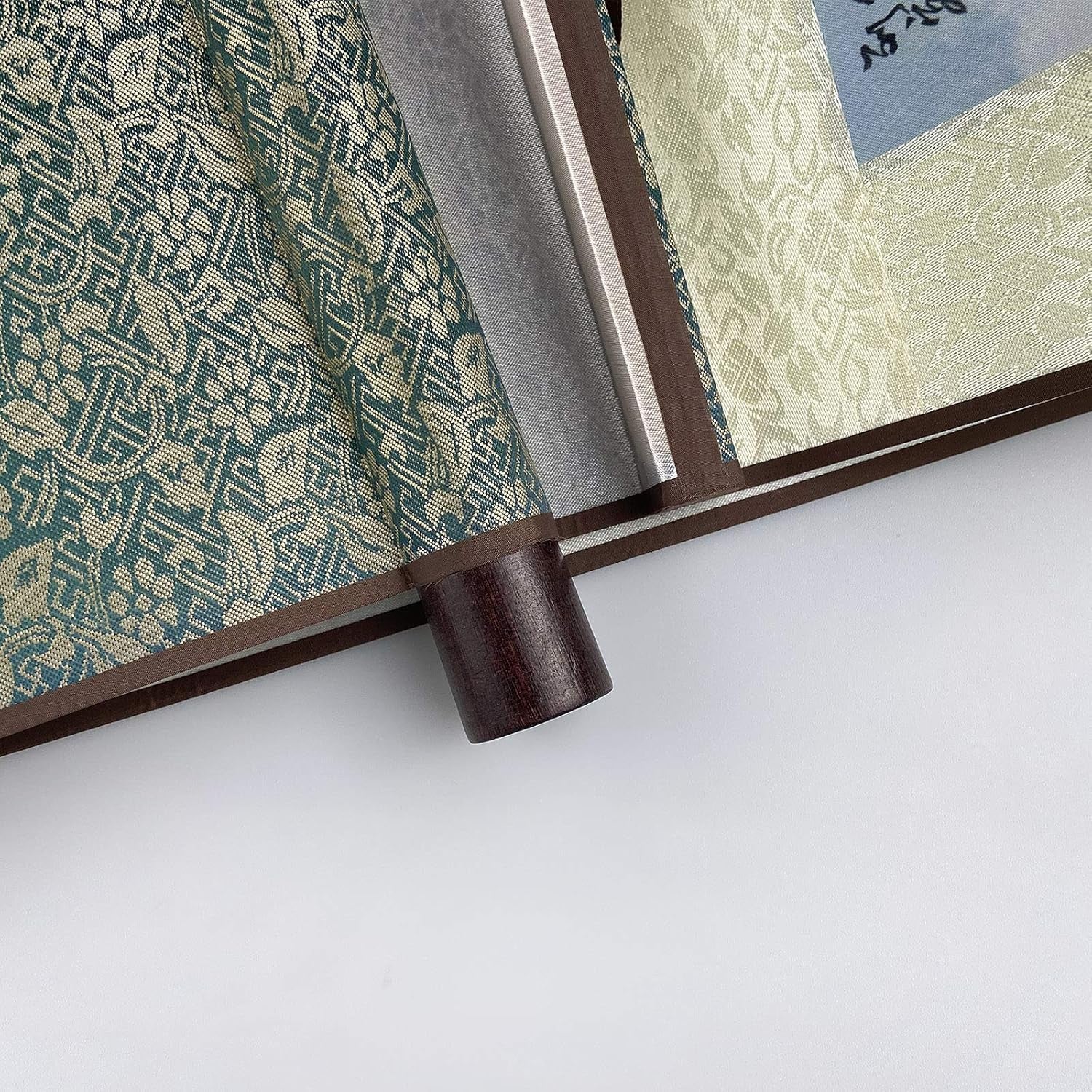 Asian Wall Decor Beautiful Silk Scroll Painting Chinese Panda National Treasure Oriental Decor Chinese Art Wall Scroll Wall Hanging Painting Scroll (36.2 X 12 In)