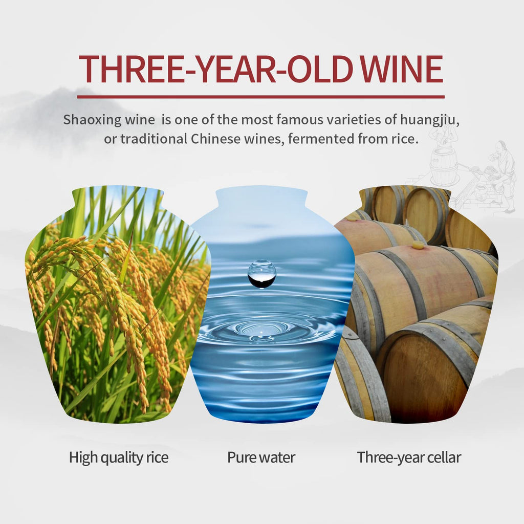 Shaoxing Cooking Wine 21.64 Fl Oz, Missing Secret Ingredient Chinese Cooking Wine, Shaoxing Wine