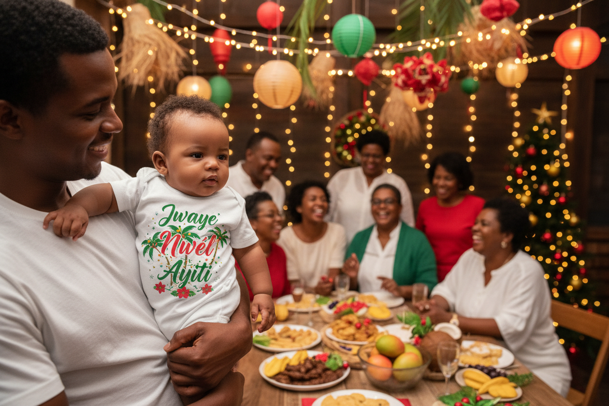 Haitian Baby - Parent Holding