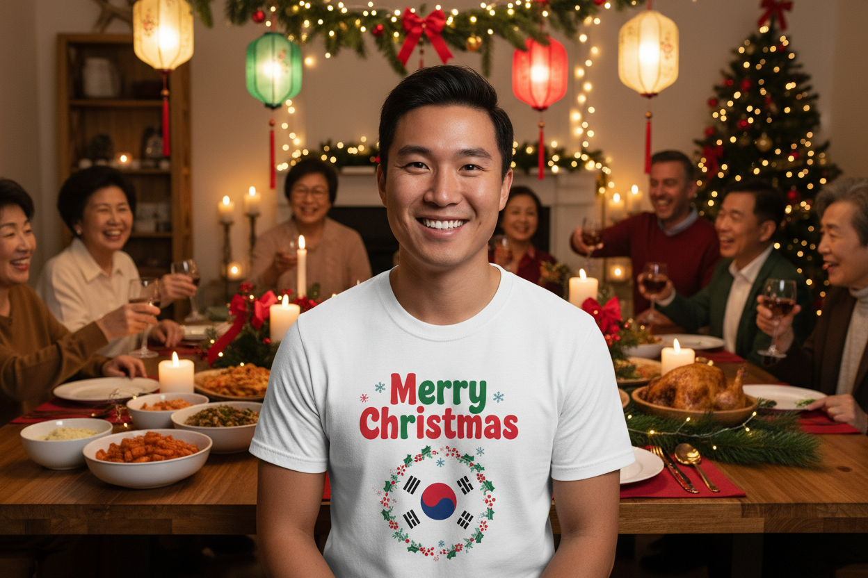 Korean Christmas - Dinner Scene